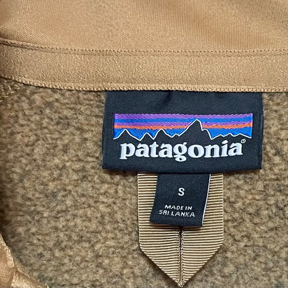 Patagonia Women’s Better Sweater 1/4 Zip Pullover Like New Raptor Gingerbread - Picture 2 of 2